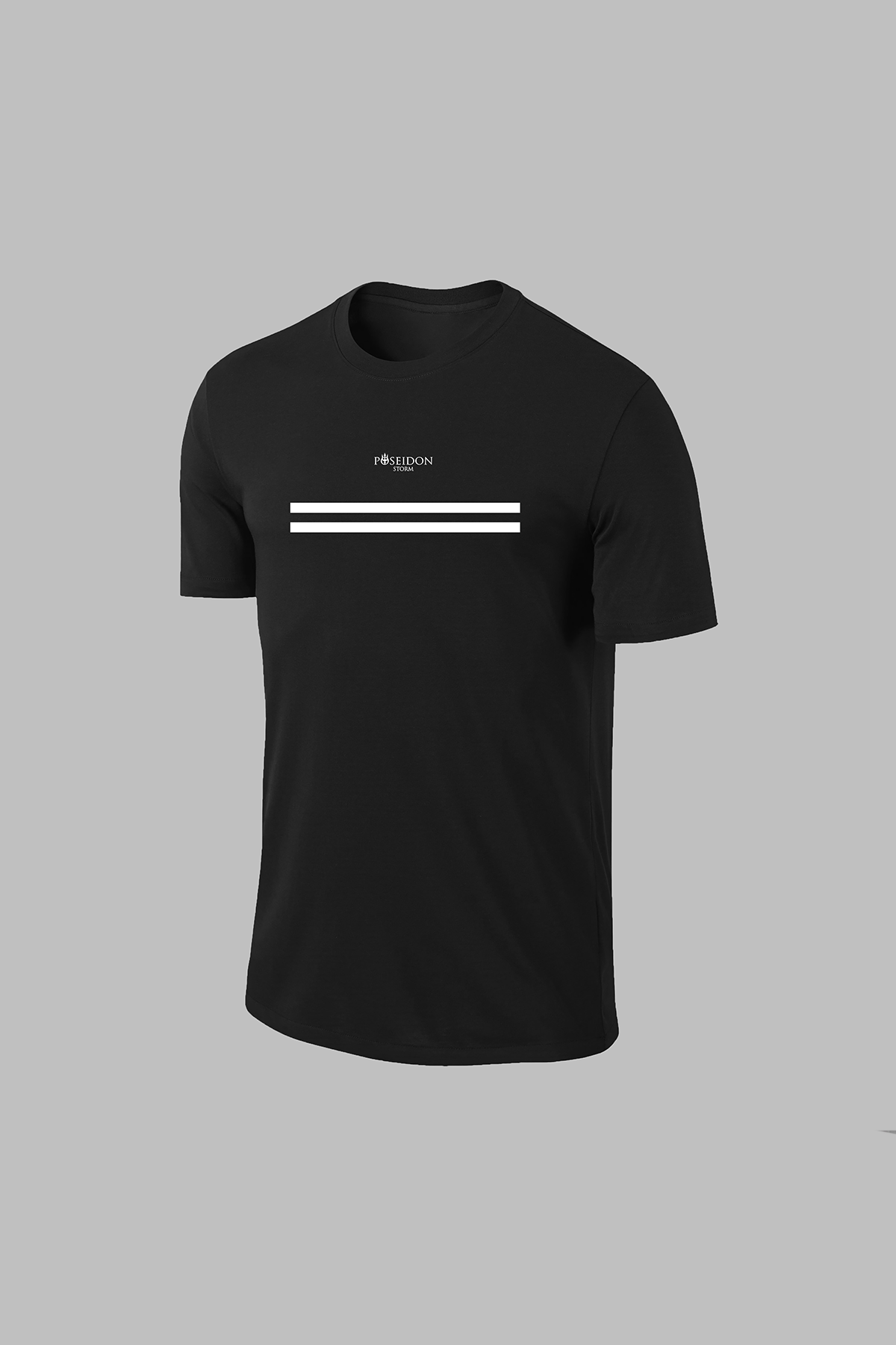 Erkek Siyah Dri-Fit Kumaş Düz Yuvarlak Yaka Kısa Kol Konforlu T-shirt  S-3XL