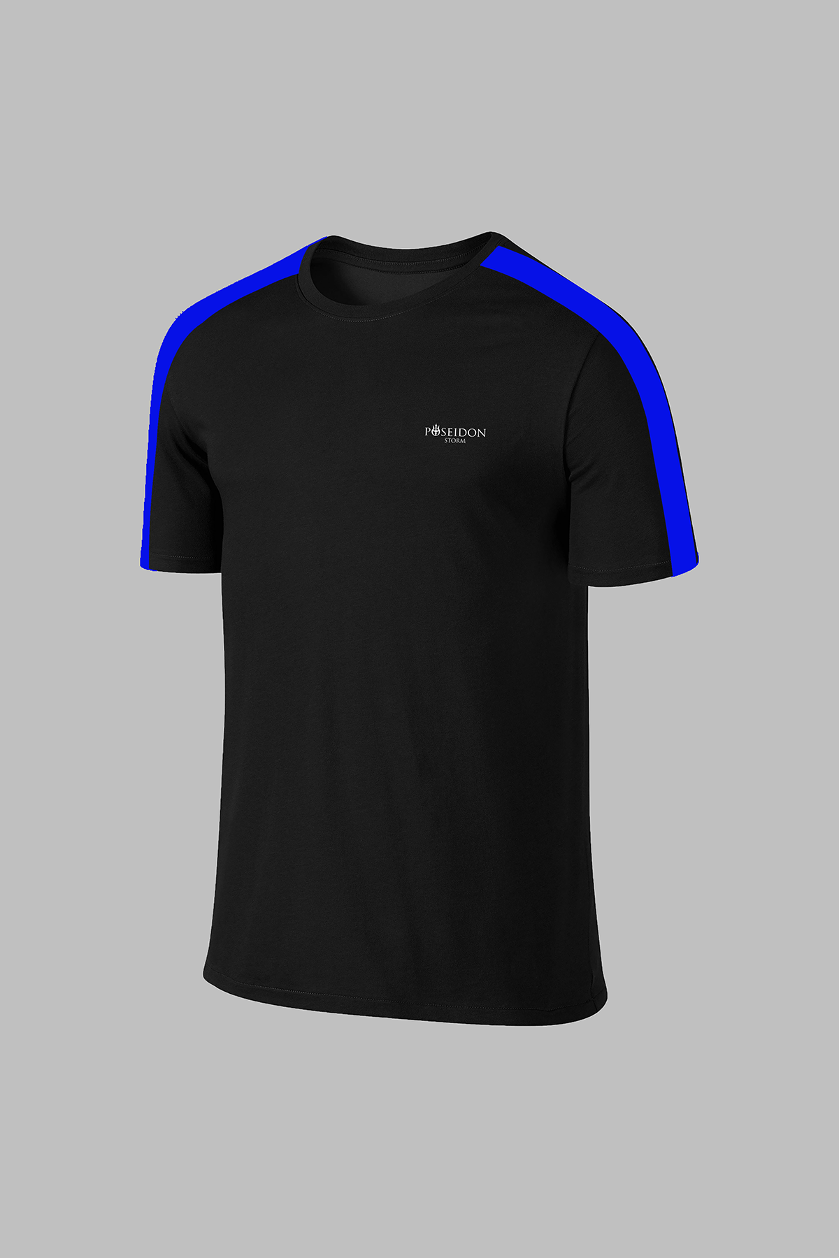 Erkek Siyah Dri-Fit Kumaş Düz Yuvarlak Yaka Kısa Kol Konforlu T-shirt S-3XL