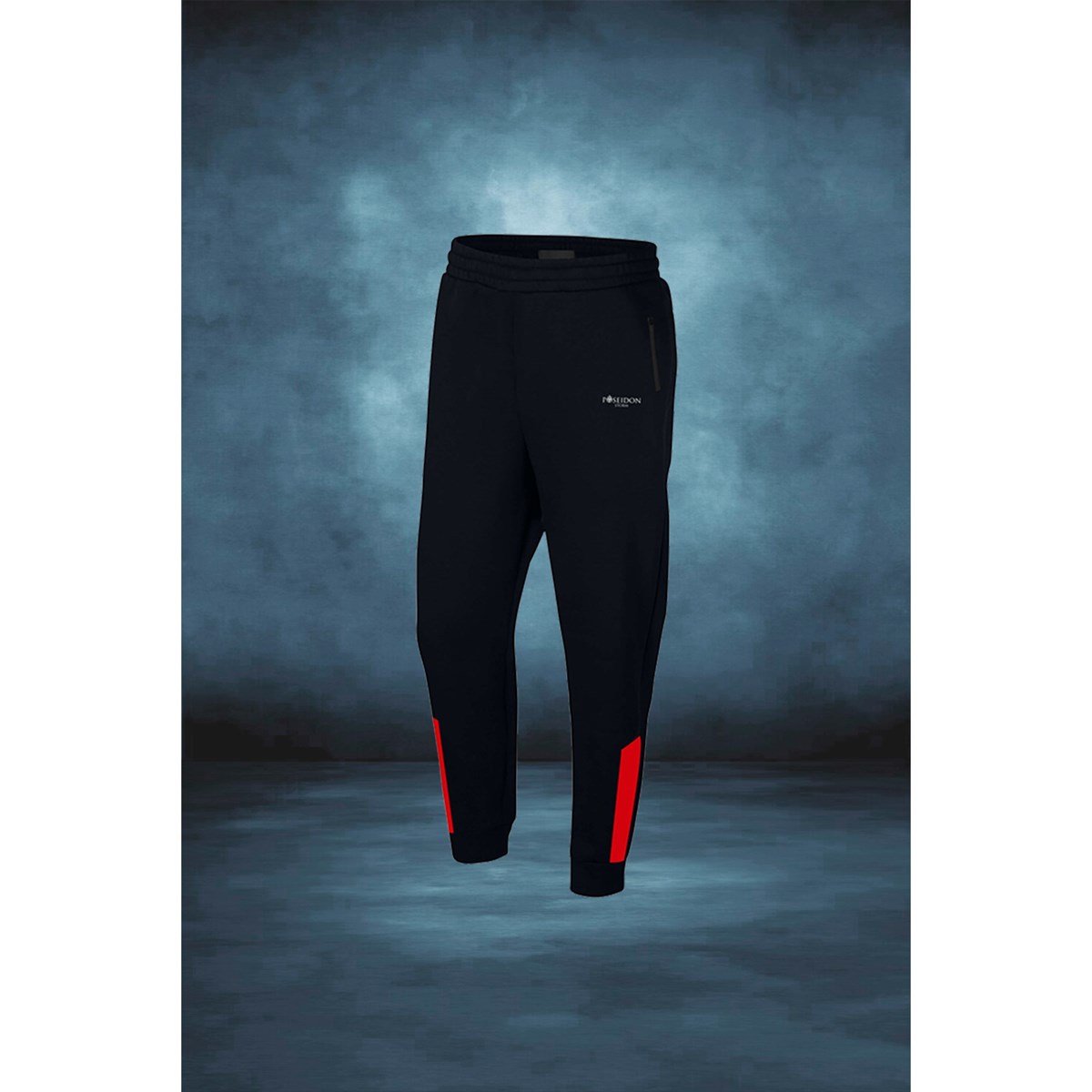Erkek Siyah Tech-Fleece Kumaş Rahat Konforlu Kesim Eşofman Altı S-3XL