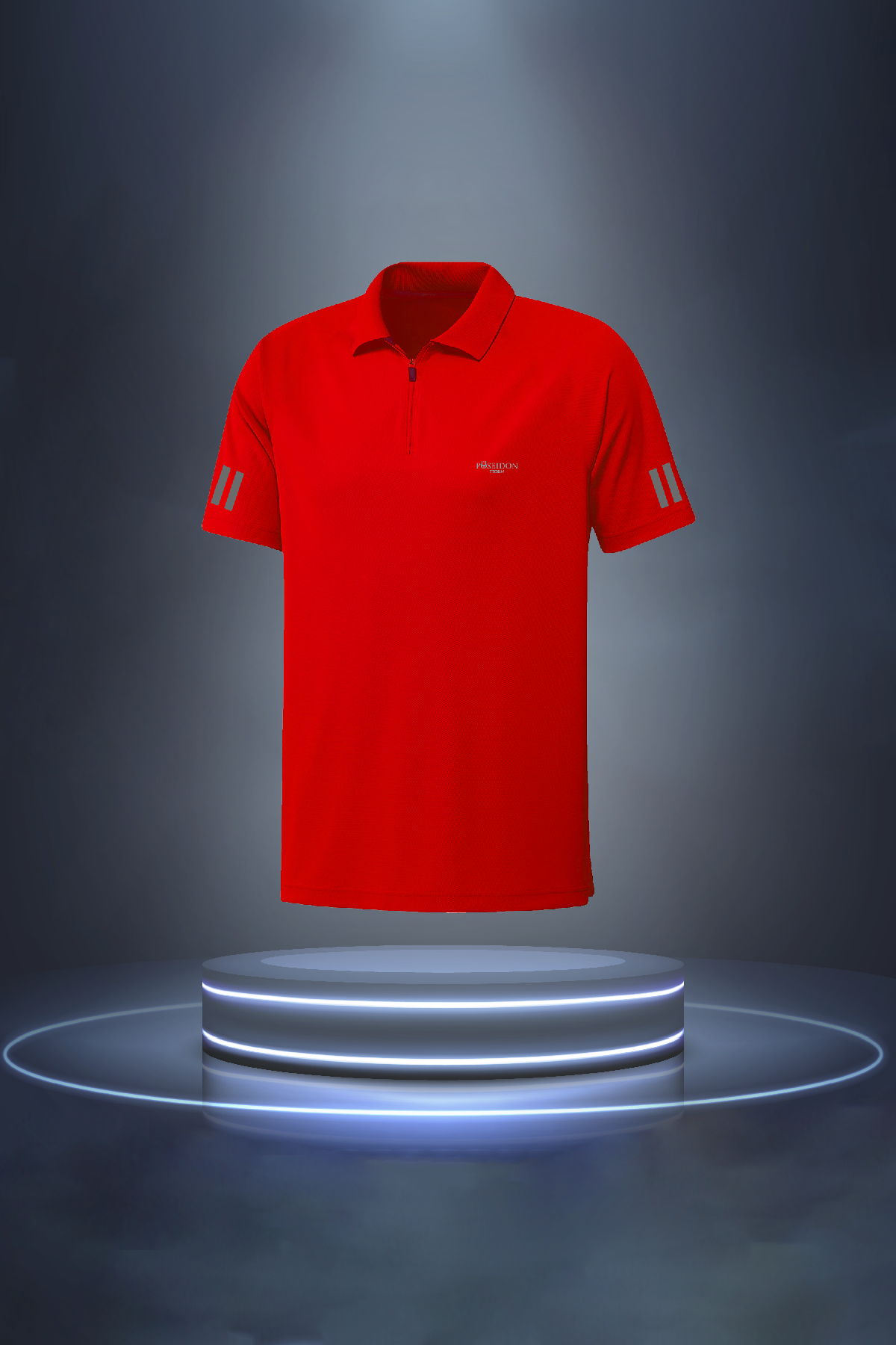 Oversize Erkek Kırmızı Vision Pro Kumaş  T-shirt  4XL-10XL