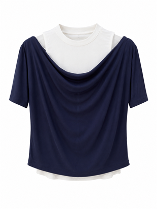 Nişantaşı Butik ATLET BLUZ 2Lİ SET LACİVERT