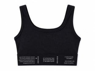 Nişantaşı Butik BALENLİ BEL DETAY CROP LACİVERT