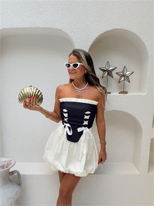 Nişantaşı Butik BALON ETEK BÜSTİYER TAKIM