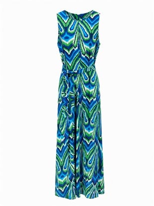 Nişantaşı Butik BOL PAÇA DESENLİ VİSKON TULUM