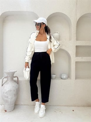 ÇİMA DİKİSLİ MODAL PANTOLON LACİVERT