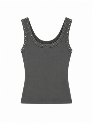 Nişantaşı Butik DROP DETAY U YAKA BASİC YEŞİL