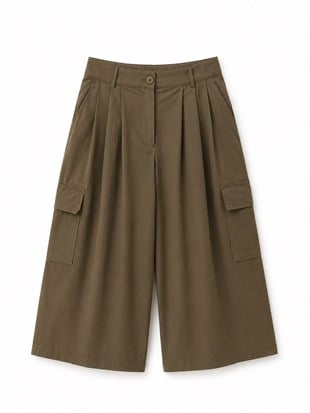 Nişantaşı Butik HAKİ KANVAS JOGGER PANTOLON