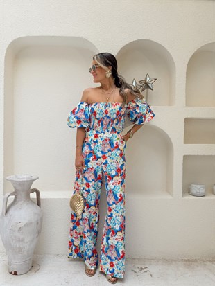 Nişantaşı Butik KOL DETAY GİPELİ FLORAL RENK TULUM