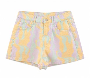 Nişantaşı Butik PASTEL RENK GEÇİŞ DENİM ŞORT
