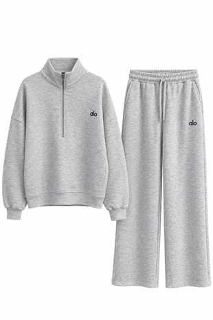 Nişantaşı Butik SWEAT JOGGER PANTOLON TAKIM GRİ