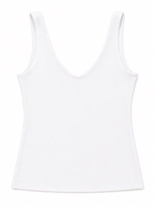 Nişantaşı Butik YAKA VE SIRT DETAY TOP BLUZ BEYAZ