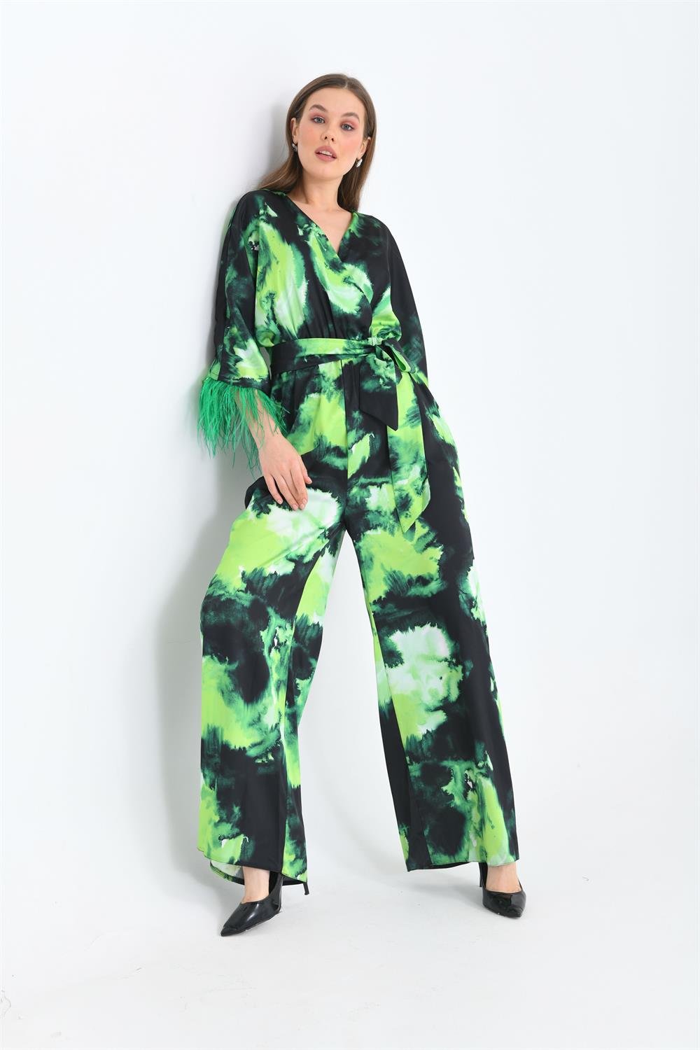 FTZ Women Kadın Kolar Tüğlü Tulum  Benetton 30448