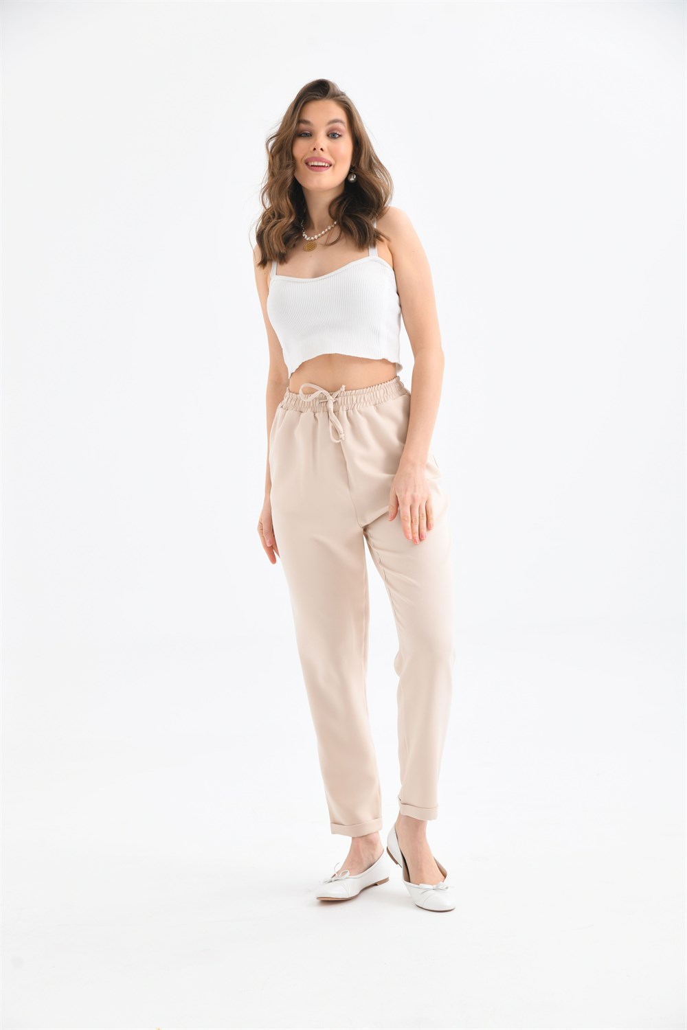 FTZ Women Kadın Pantolon  Taş 30410