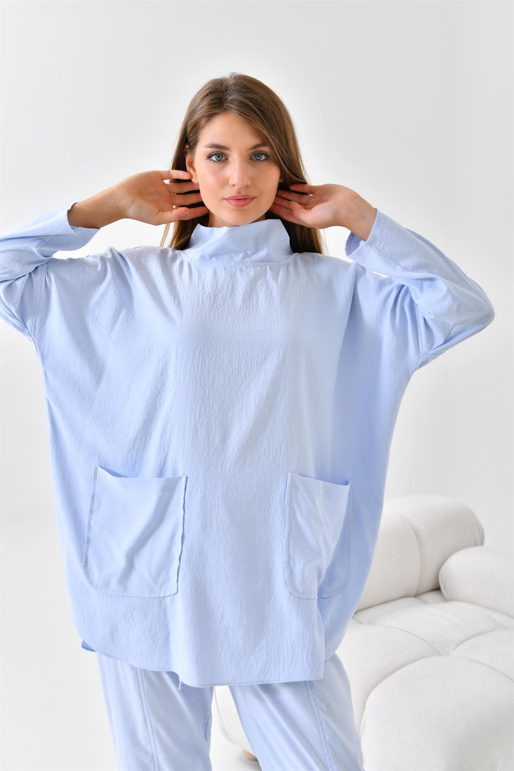 FTZ Women Kadın Takım  Bebe Mavi 30508