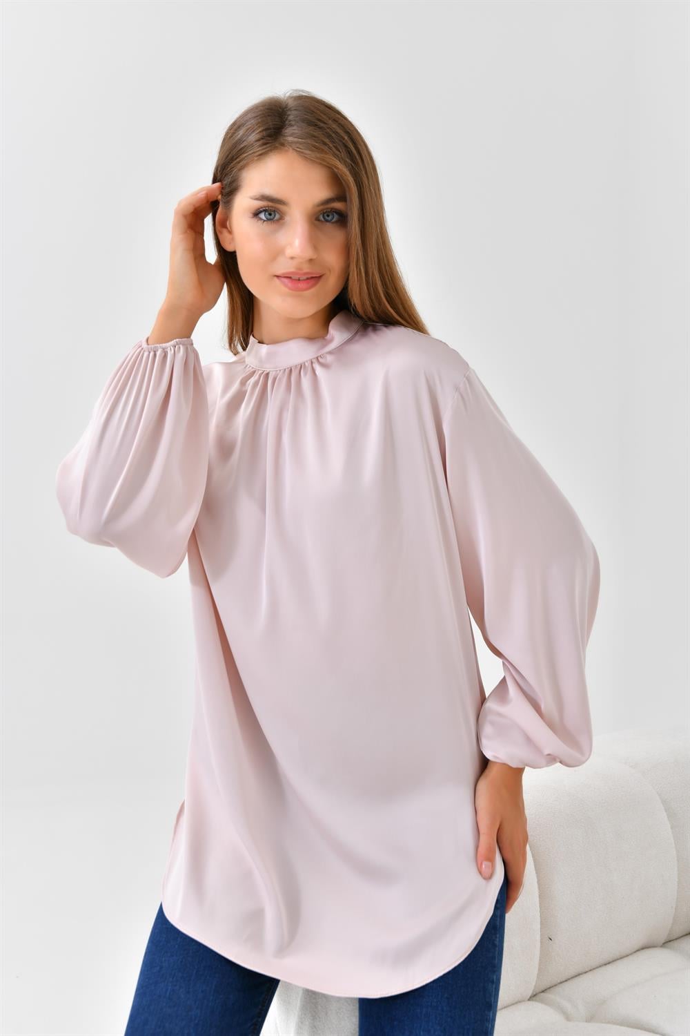 FTZ Women Kadın Tunik  Beige 30523