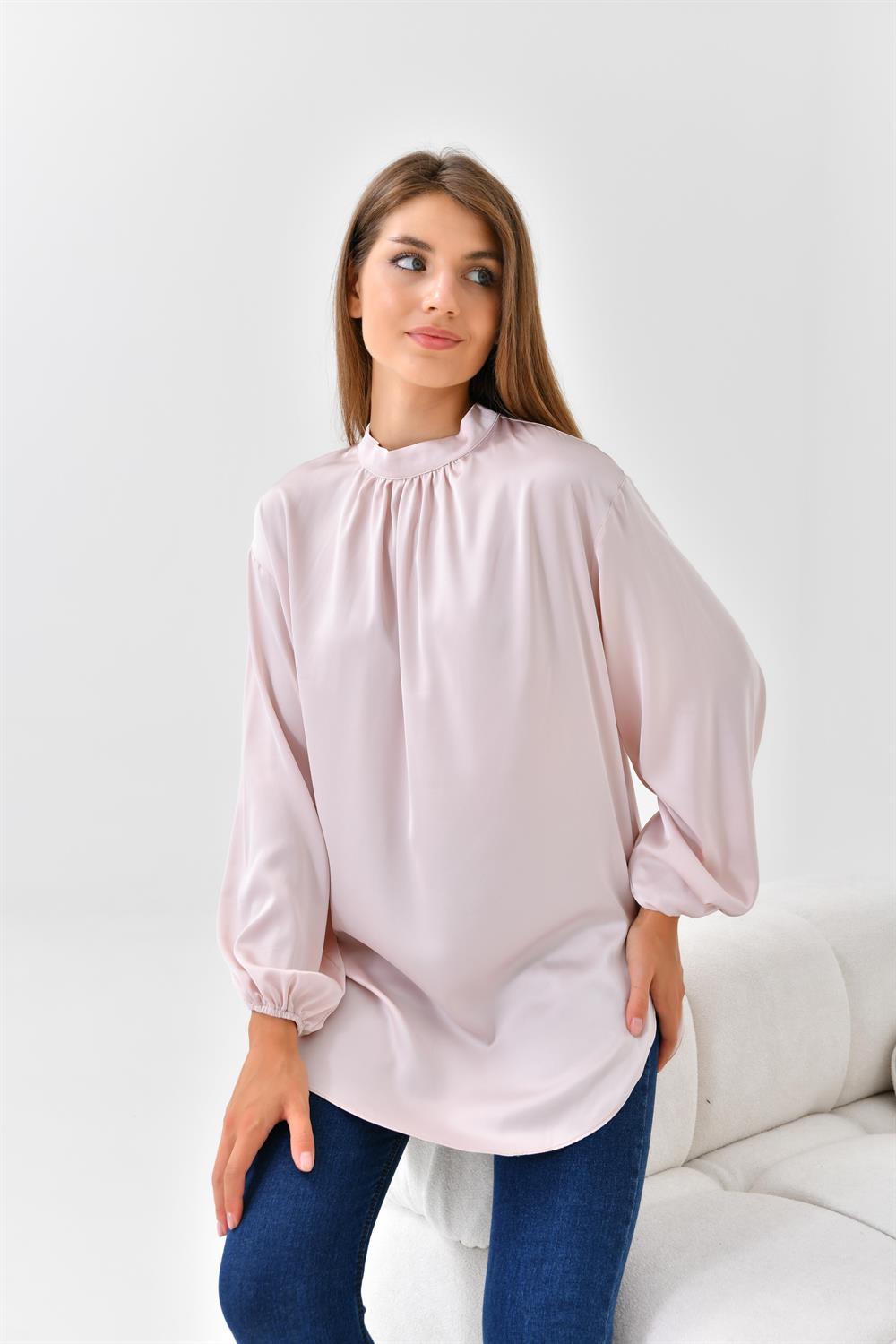FTZ Women Kadın Tunik  Beige 30523