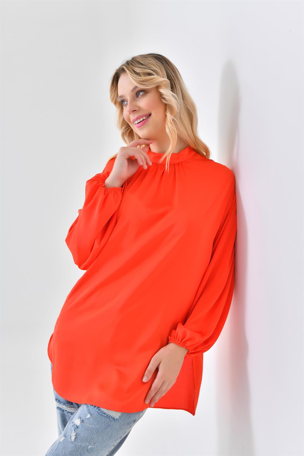 FTZ Women Kadın Tunik  Mercan 30523