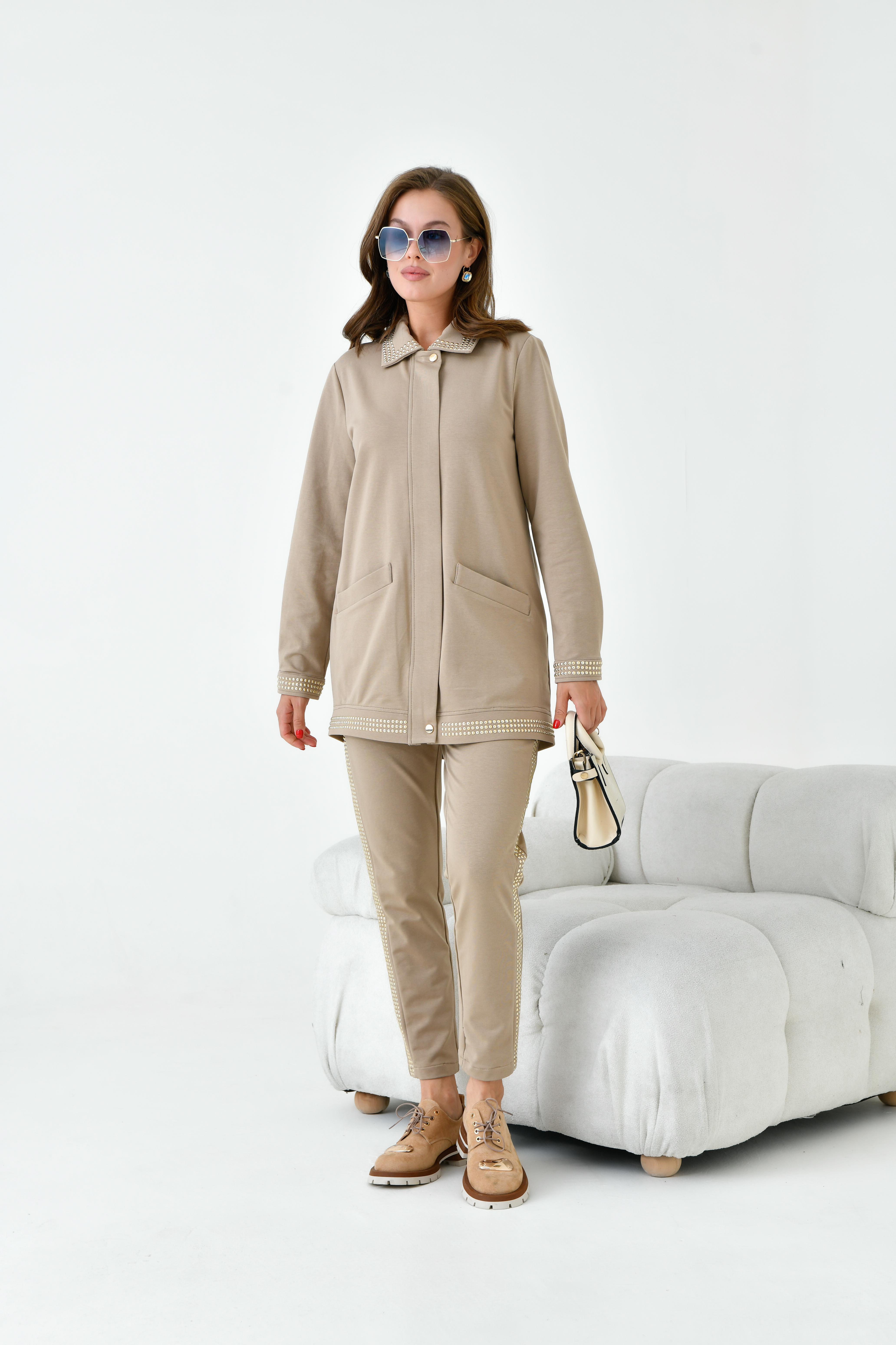 FTZ Women Kadın İki İp Takım  Beige 30924