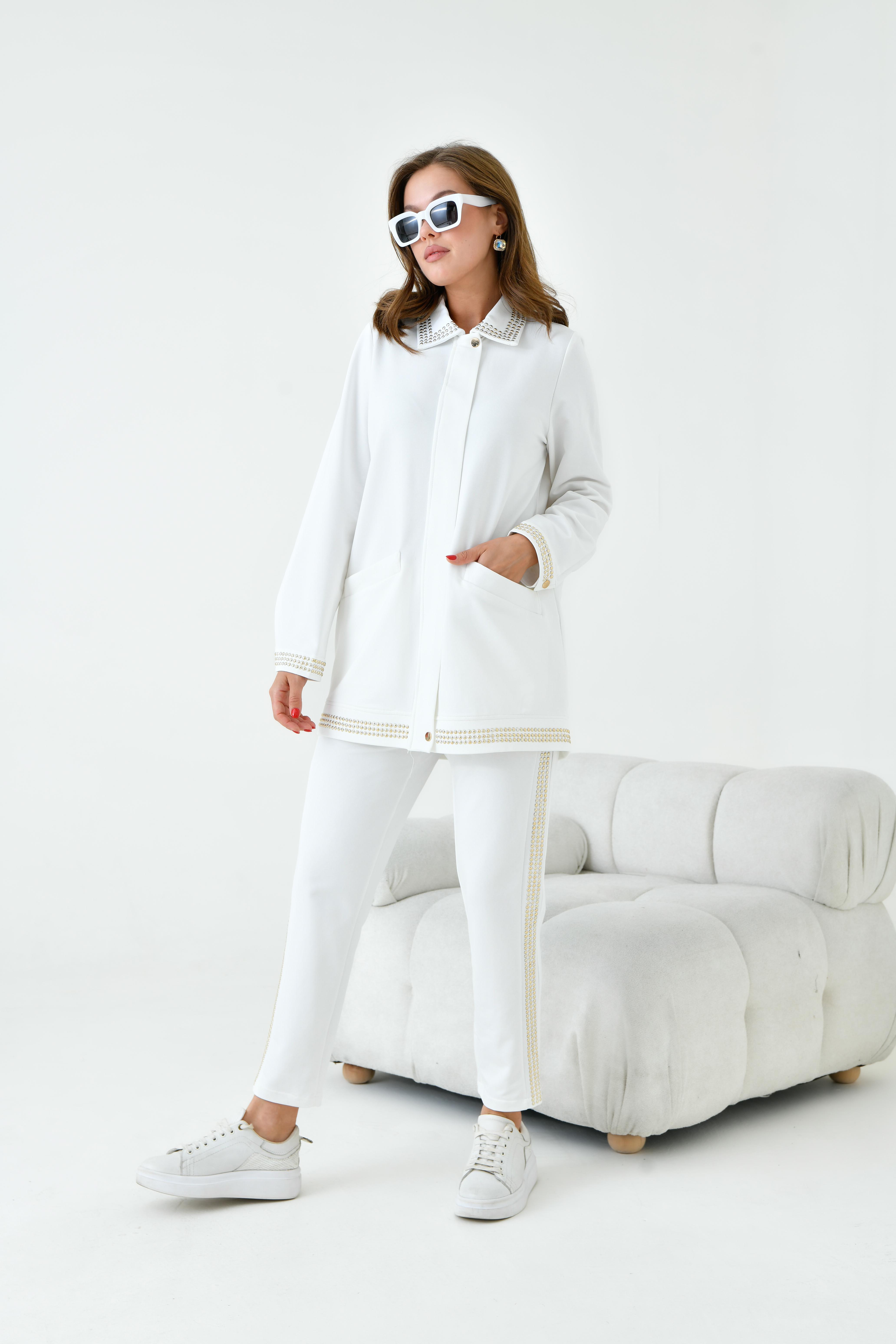 FTZ Women Kadın İki İp Takım  Ekru 30924