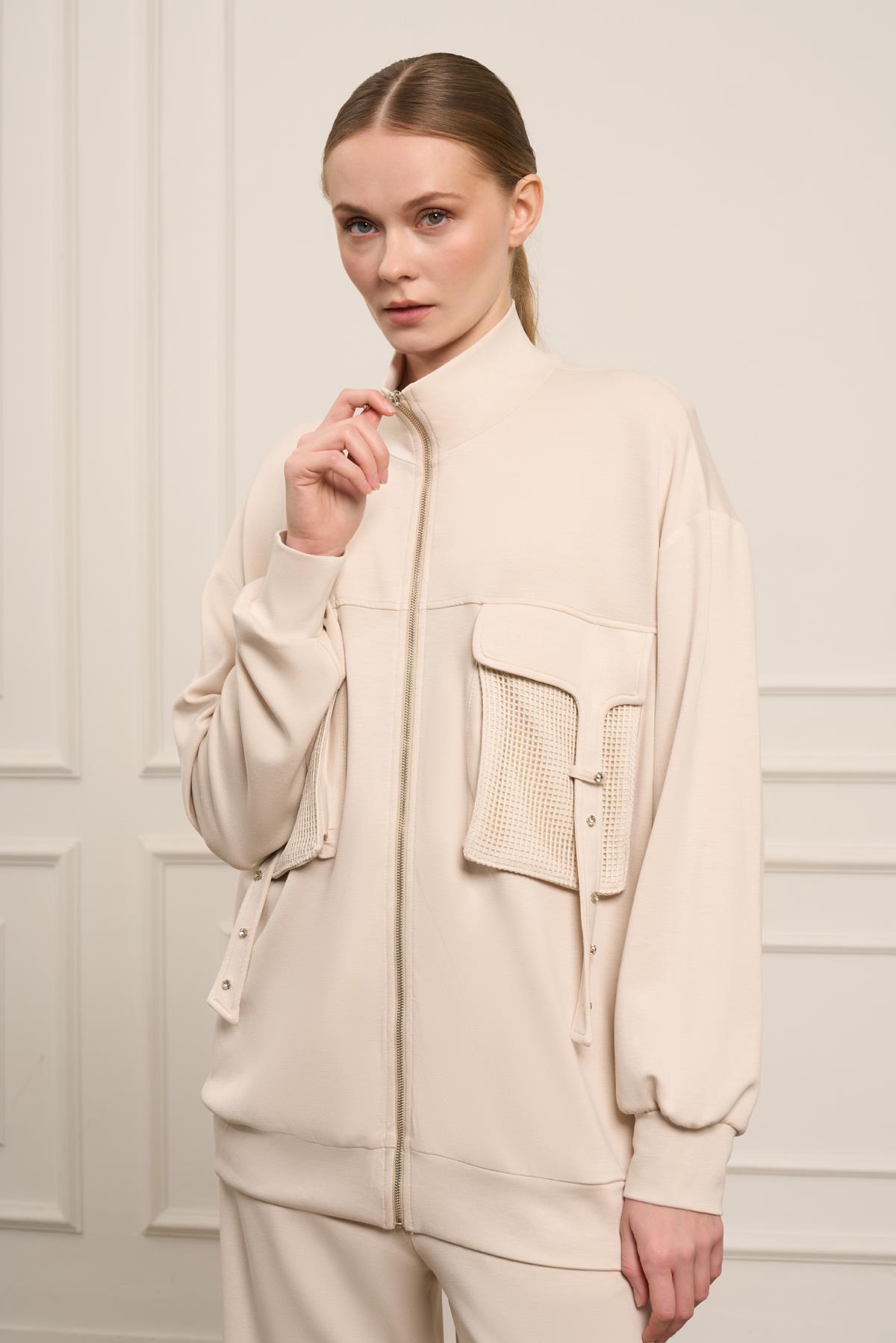 FTZ Women Kadın Pantolonlu Takım  Beige 31071