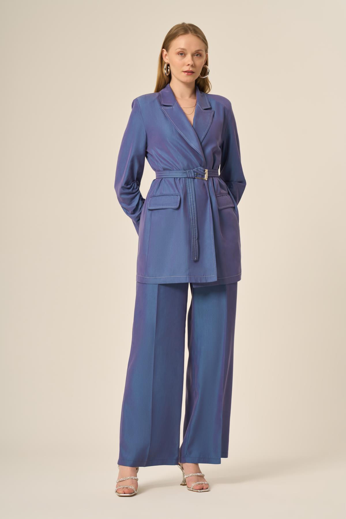 FTZ Women Kadın Tensel Takım  Mavi 31091