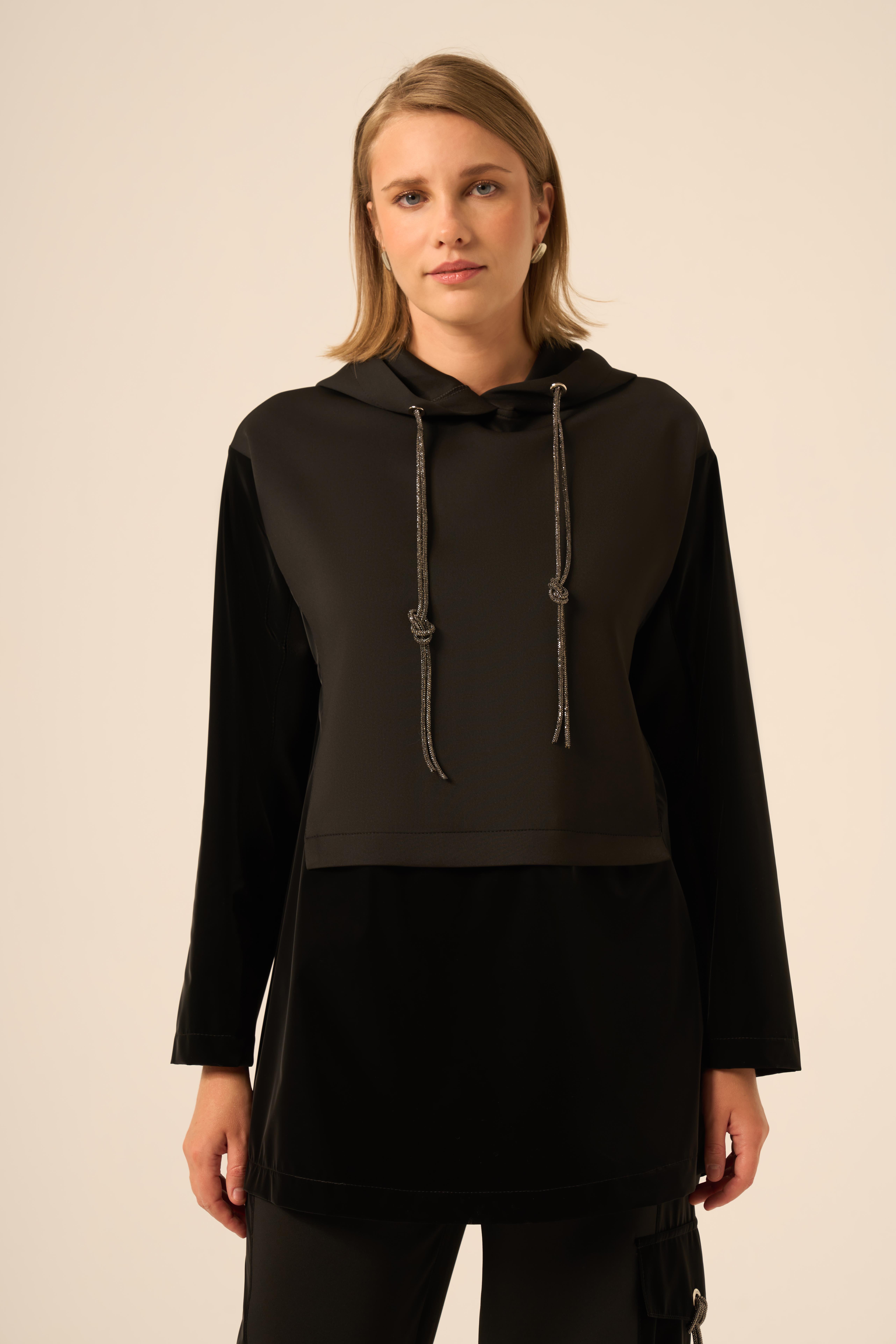 FTZ Women Kadın Scuba Spandex Takım  Siyah 31258