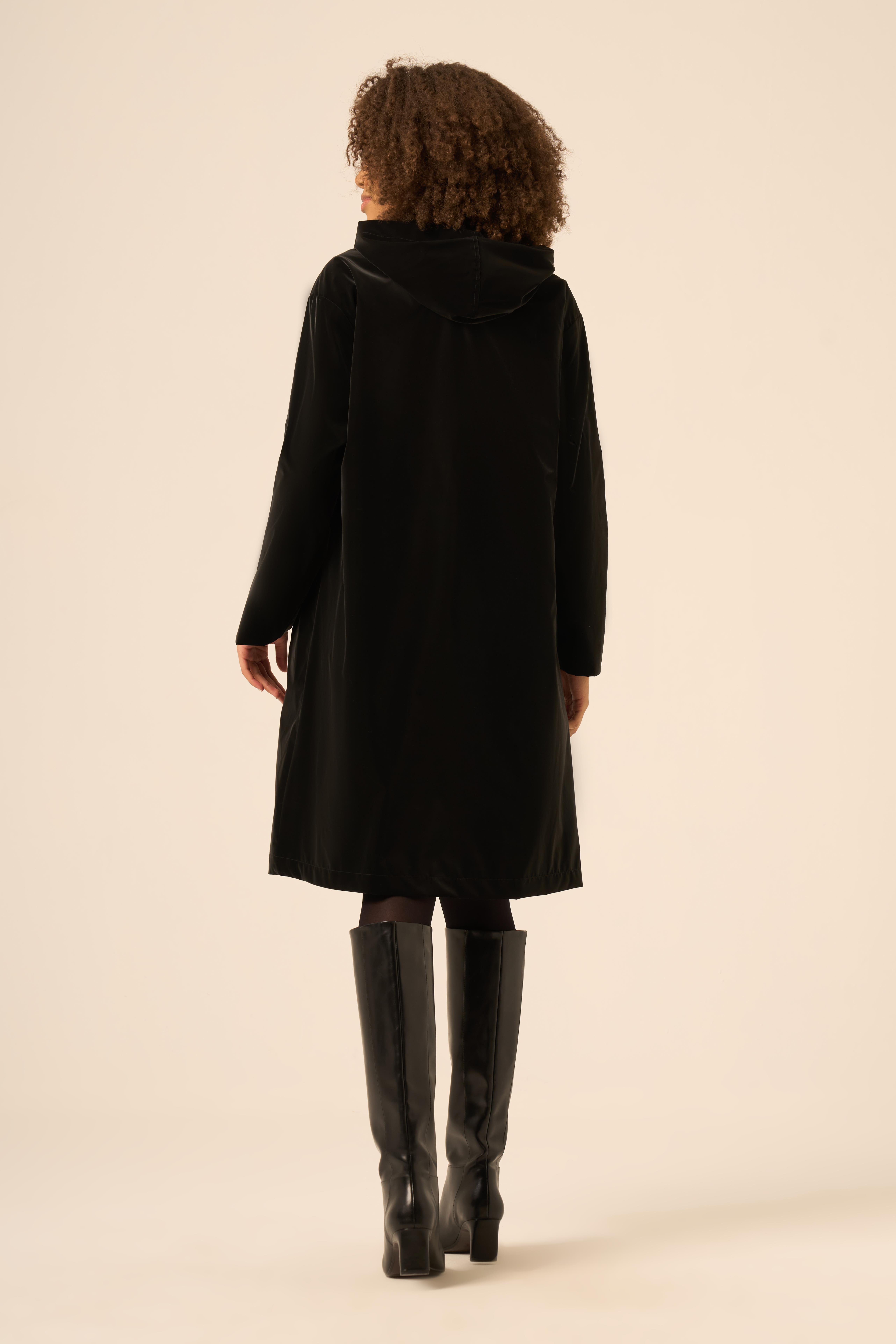 FTZ Women Kadın Trenç Kap  Siyah 31237