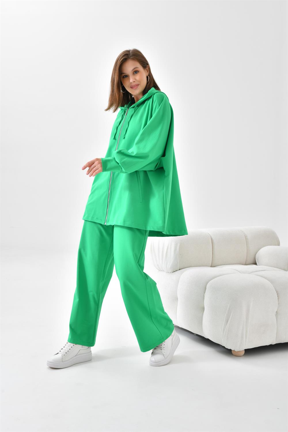 FTZ Women Kadın İki İp Pantolonlu Takım  Benetton 10004