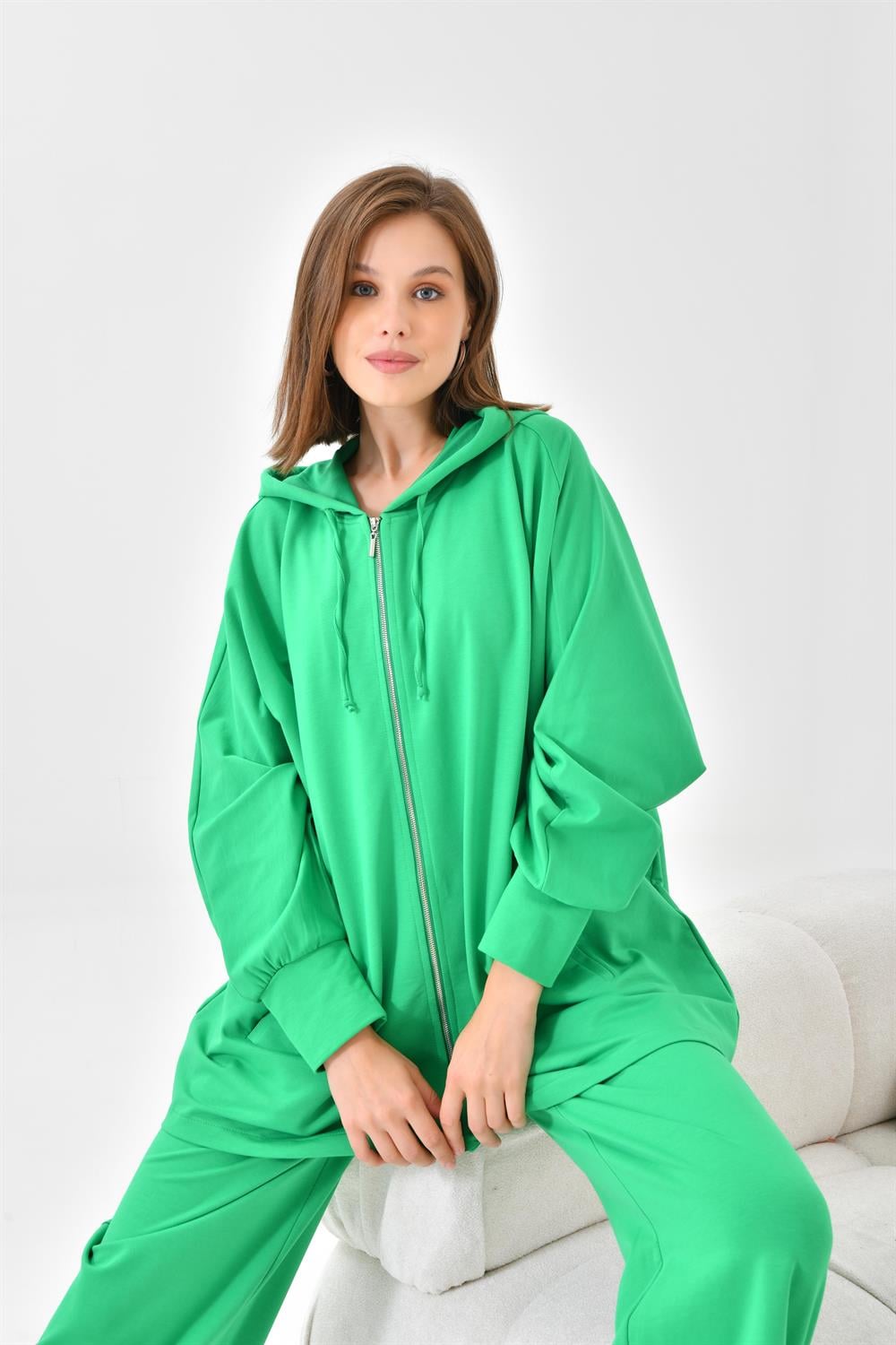 FTZ Women Kadın İki İp Pantolonlu Takım  Benetton 10004
