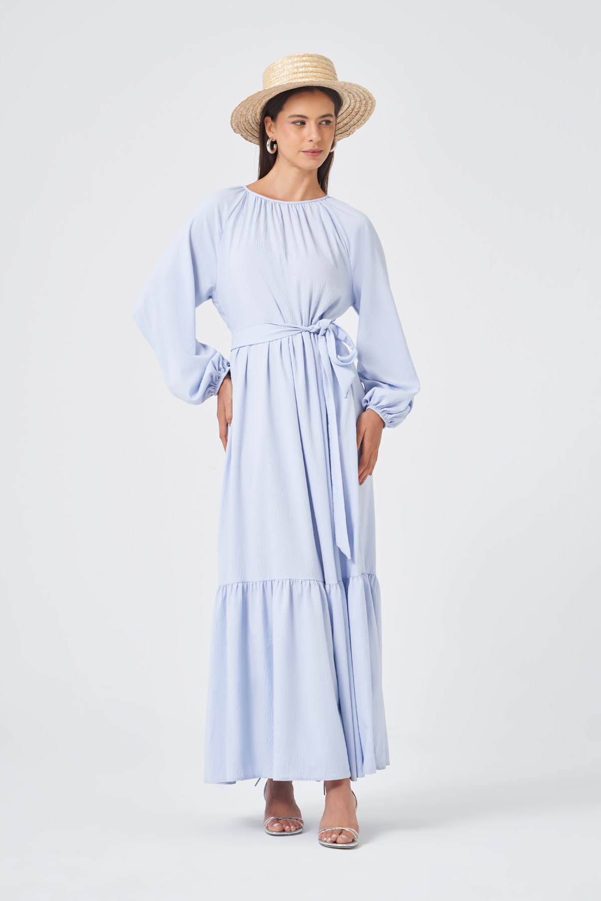 FTZ Women Kadın Capella Elbise  Bebe Mavi 31388