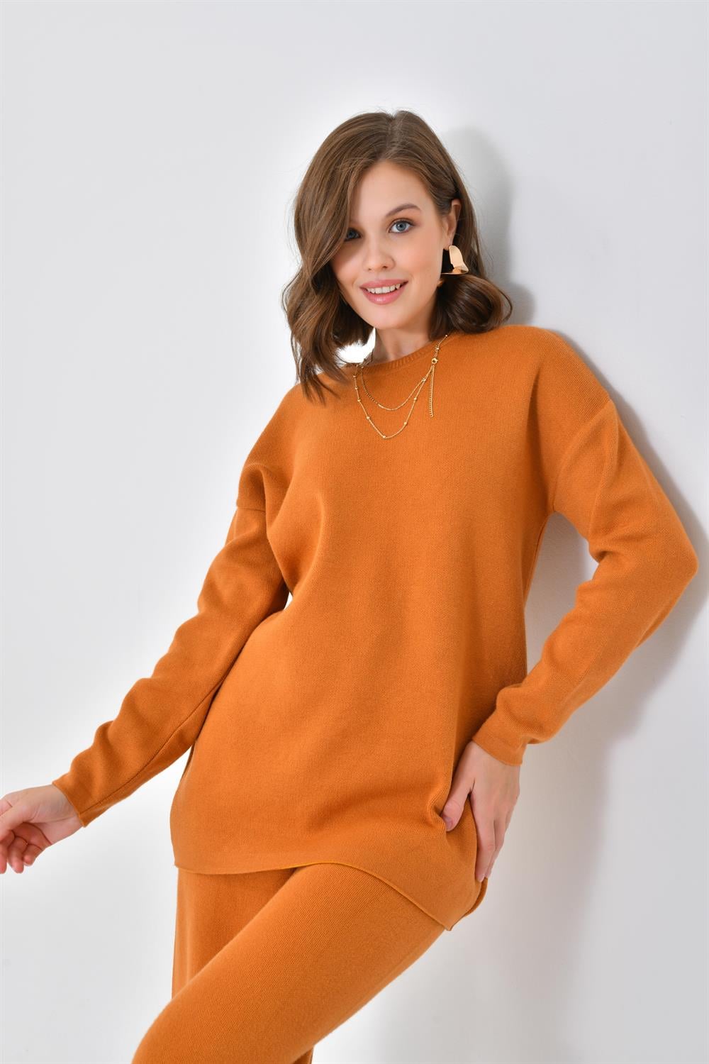 FTZ Women Kadın  Düz Basic İkili Takım  Soğan 20588