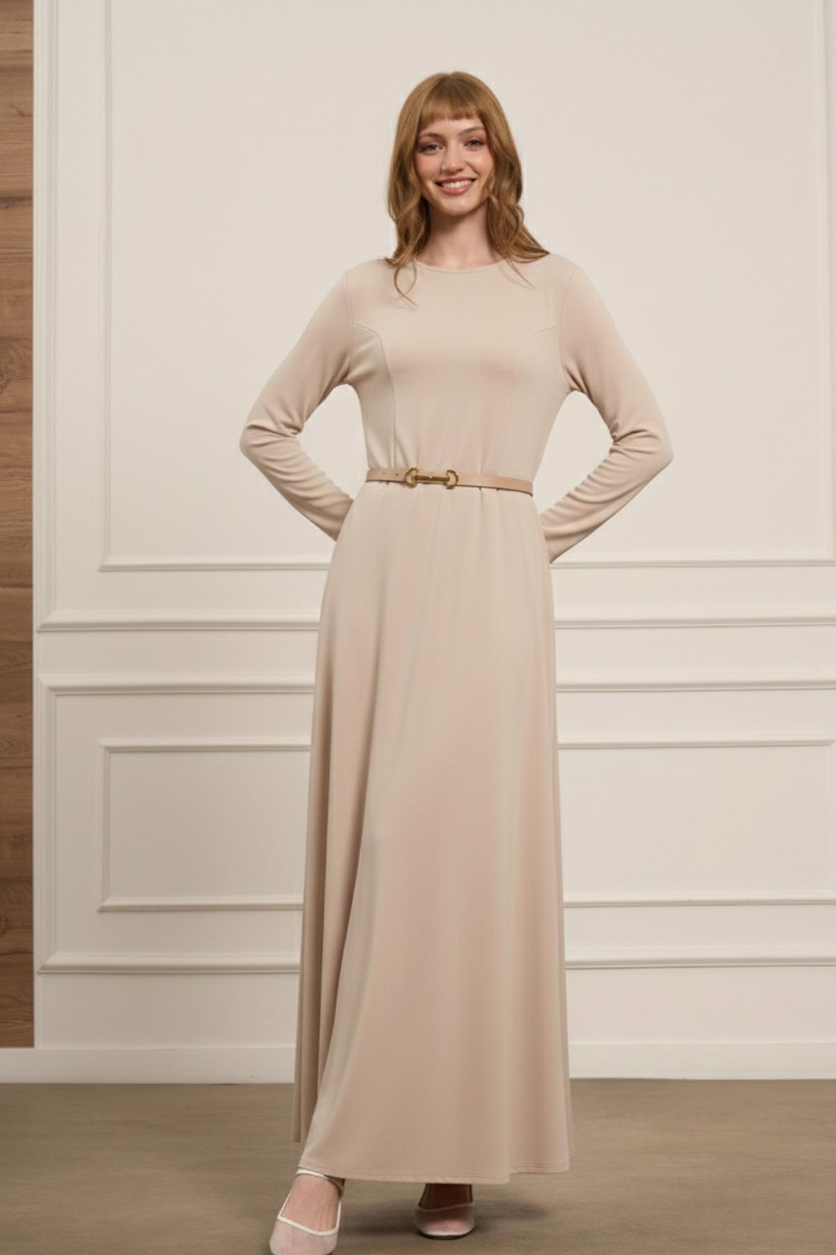 FTZ Women Kadın Elbise  Beige 31073