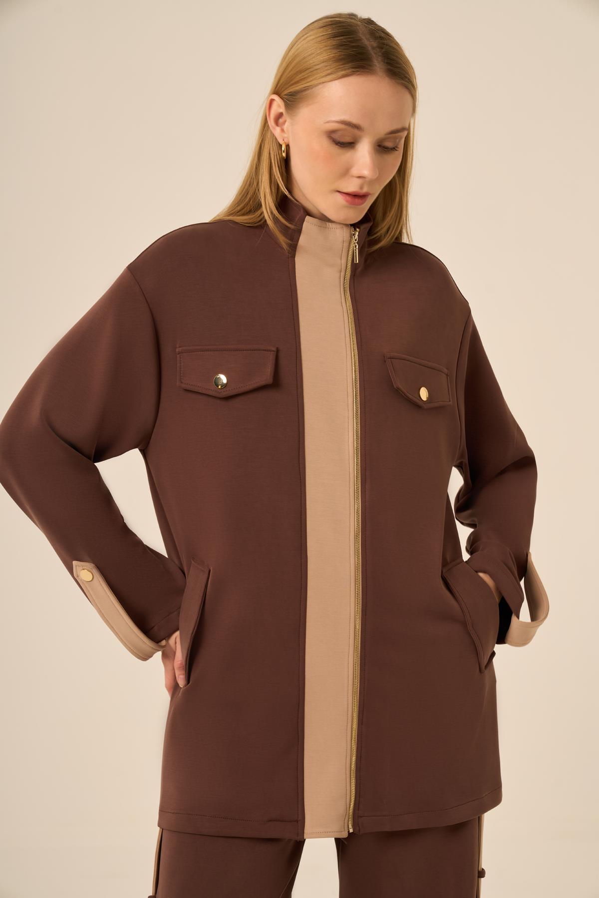 FTZ Women Kadın İkili Takım  Kahve Beige 31288