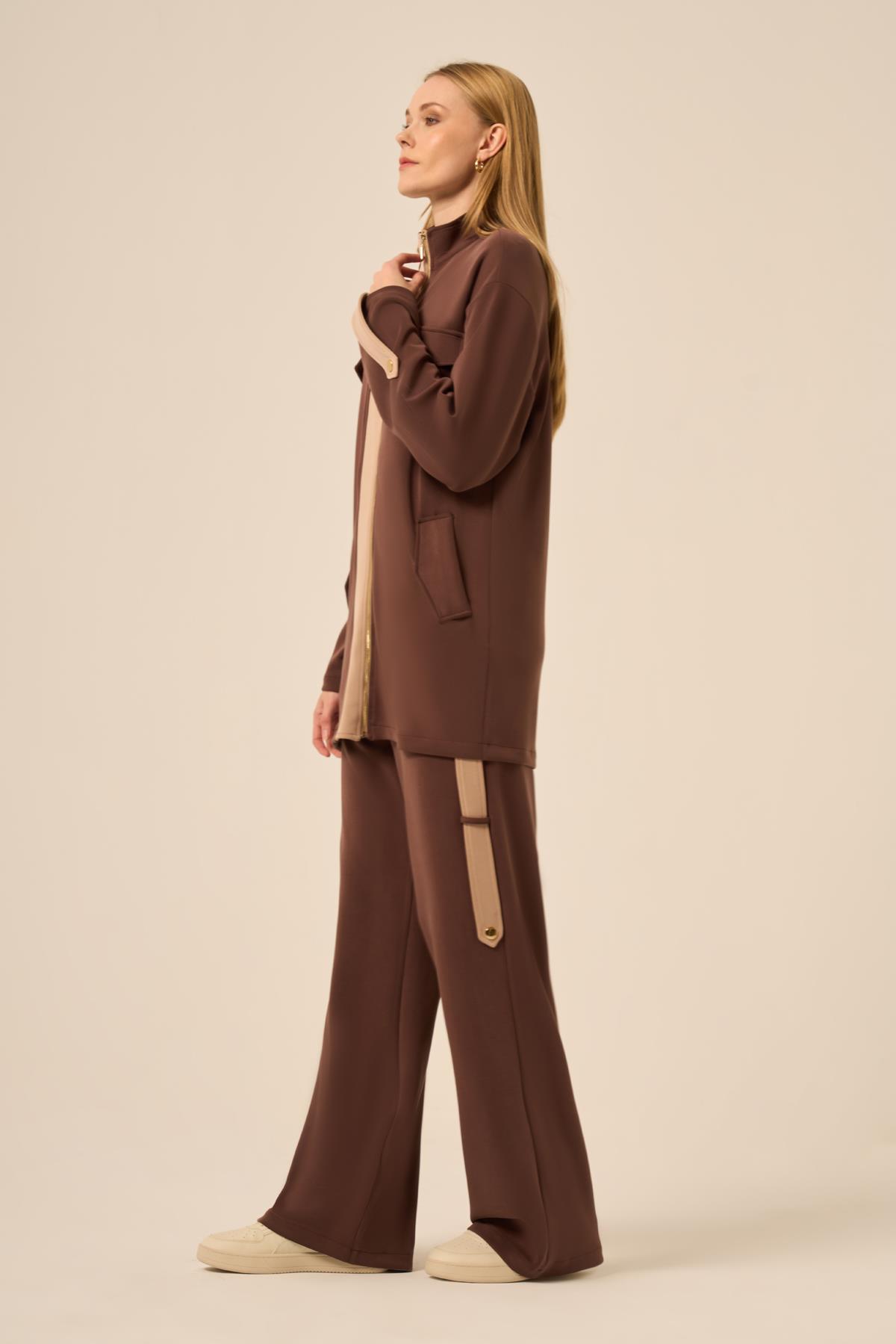 FTZ Women Kadın İkili Takım  Kahve Beige 31288
