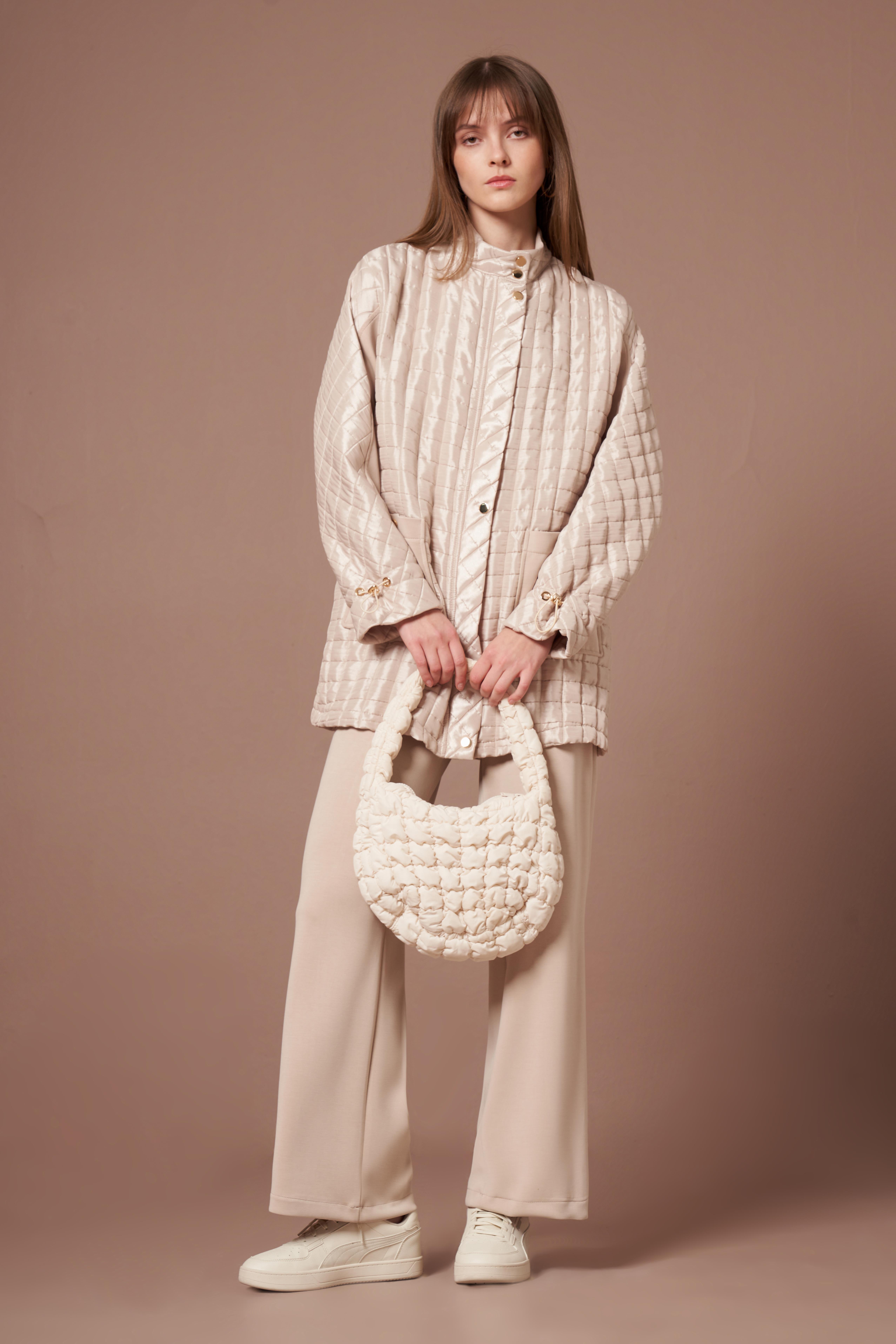 FTZ Women Kadın Kapitone Takım  Beige 31289