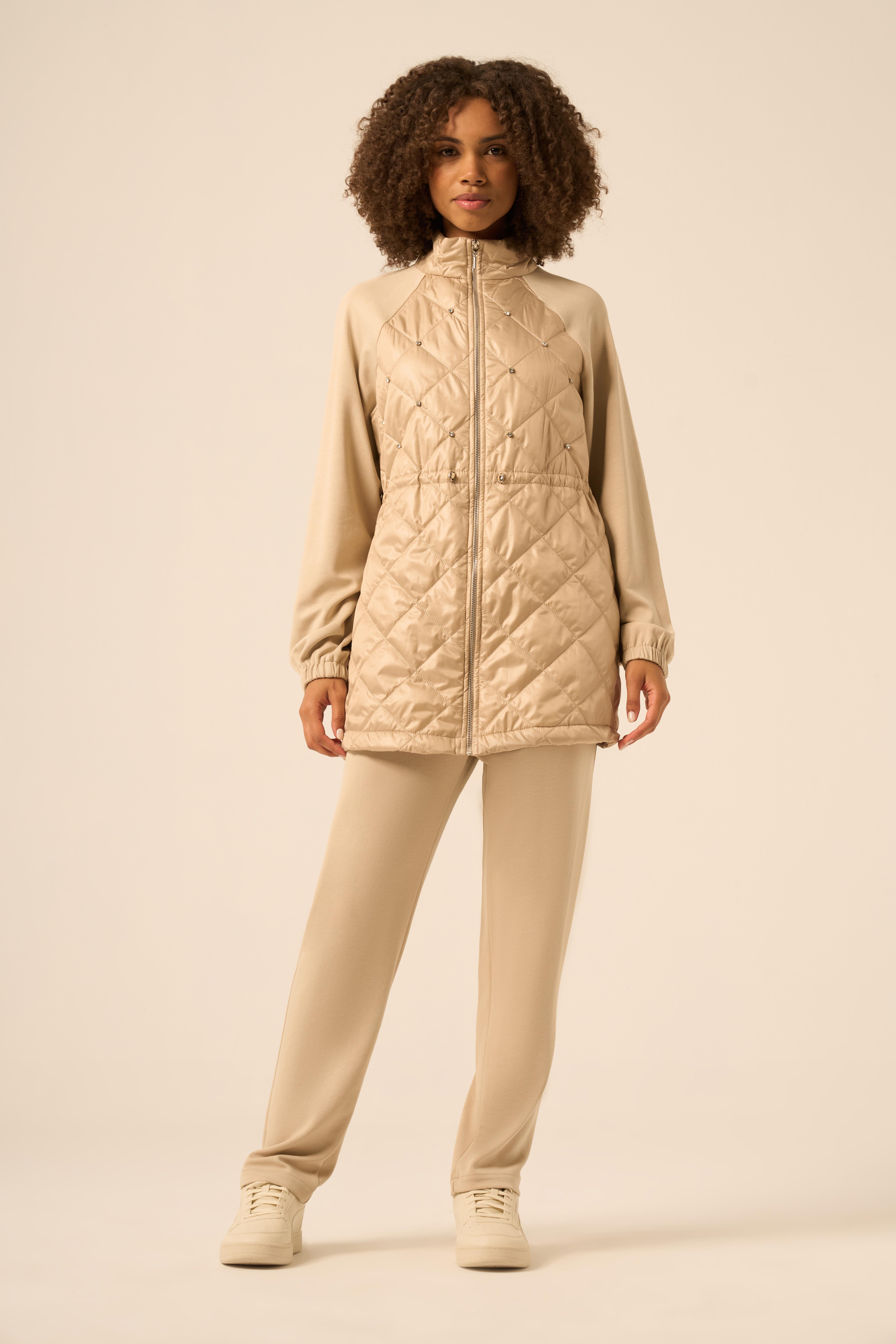 FTZ Women Kadın Kapitoneli Takım  Beige 30980