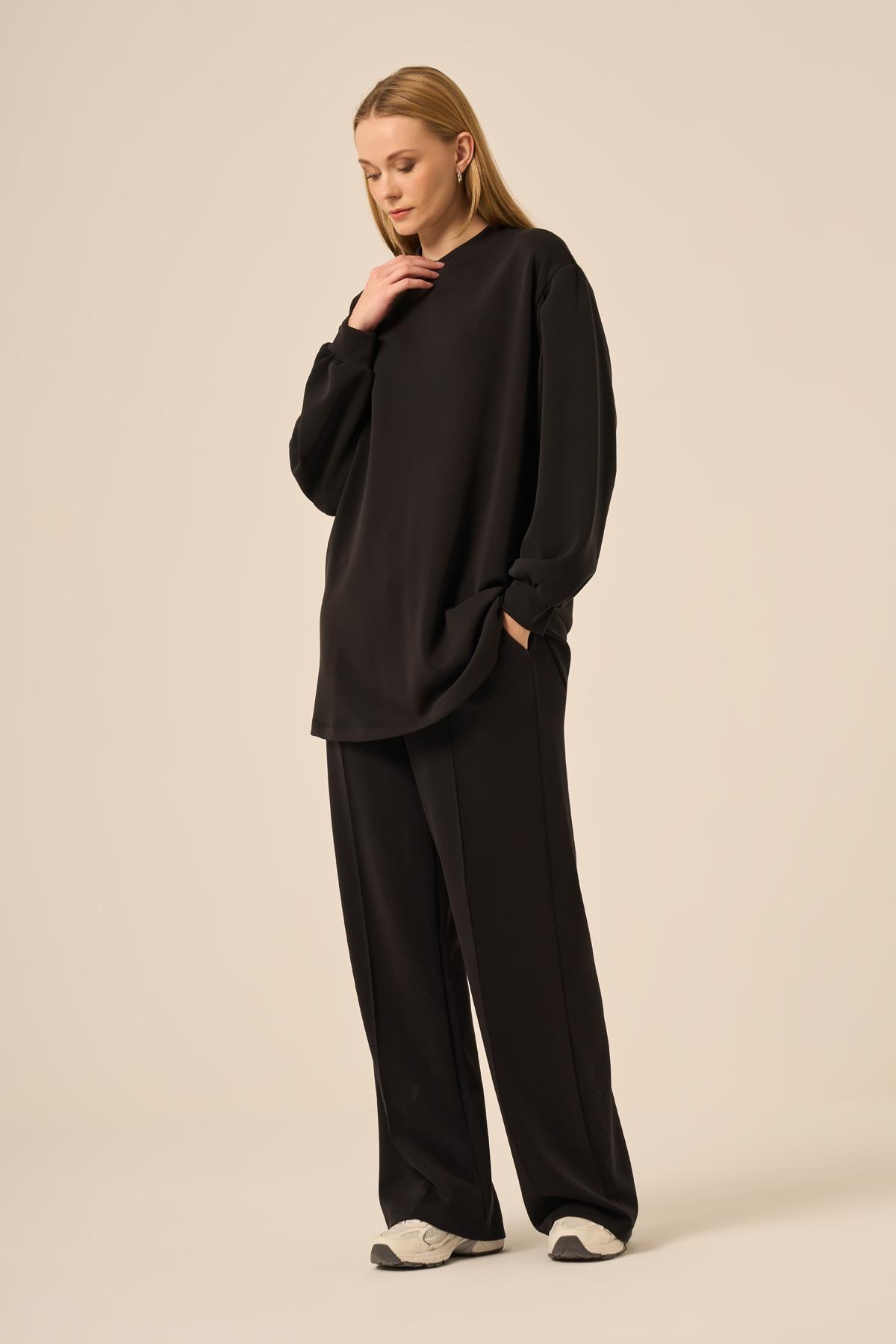 FTZ Women Kadın Modal Takım  Siyah 31284