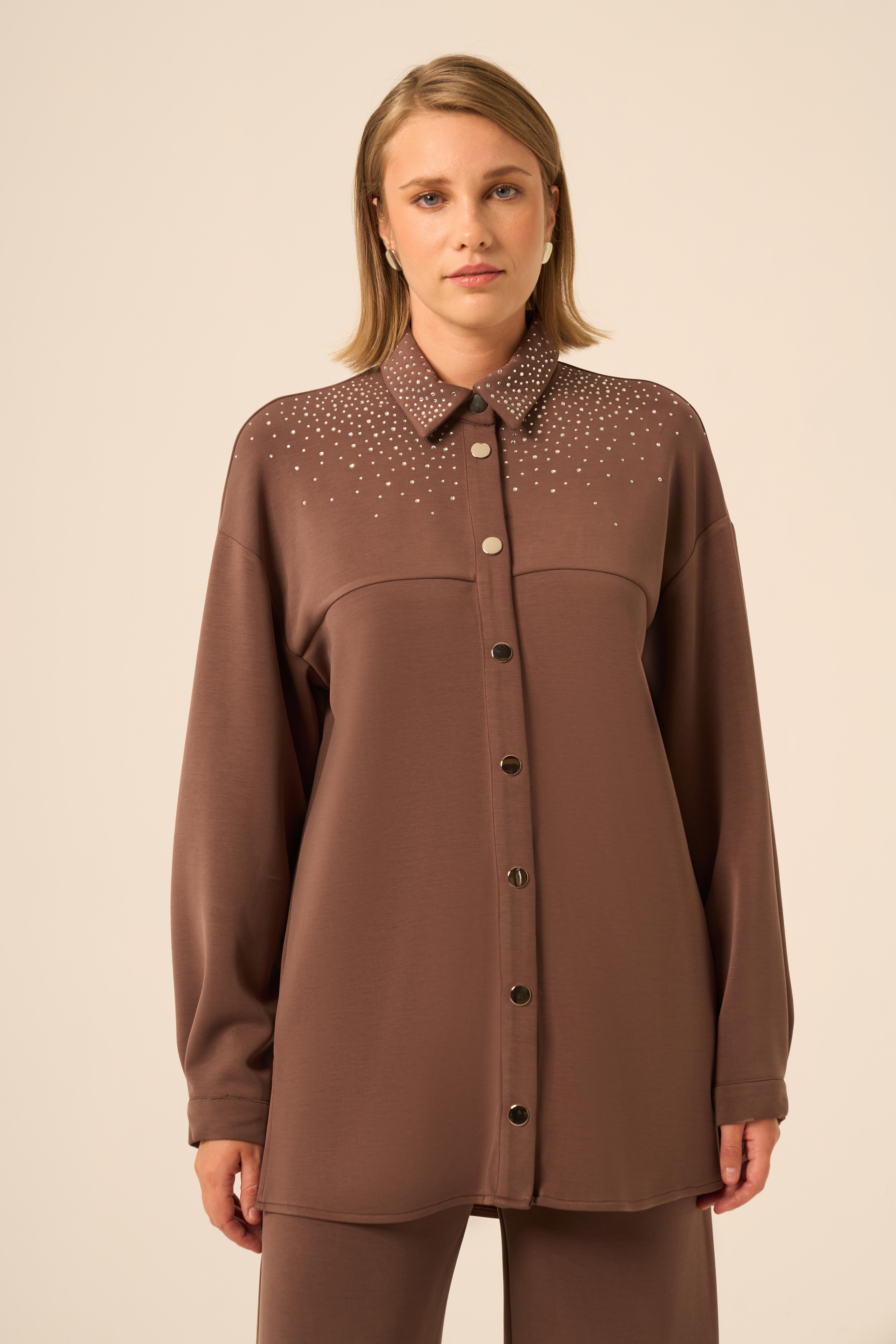 FTZ Women Kadın Oysho Takım  Kahve 30988