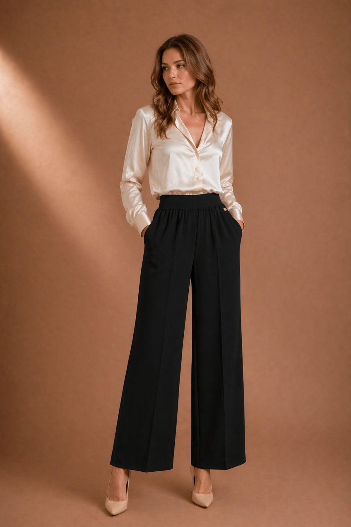 FTZ Women Kadın Palazo Pantolon  Siyah 31352