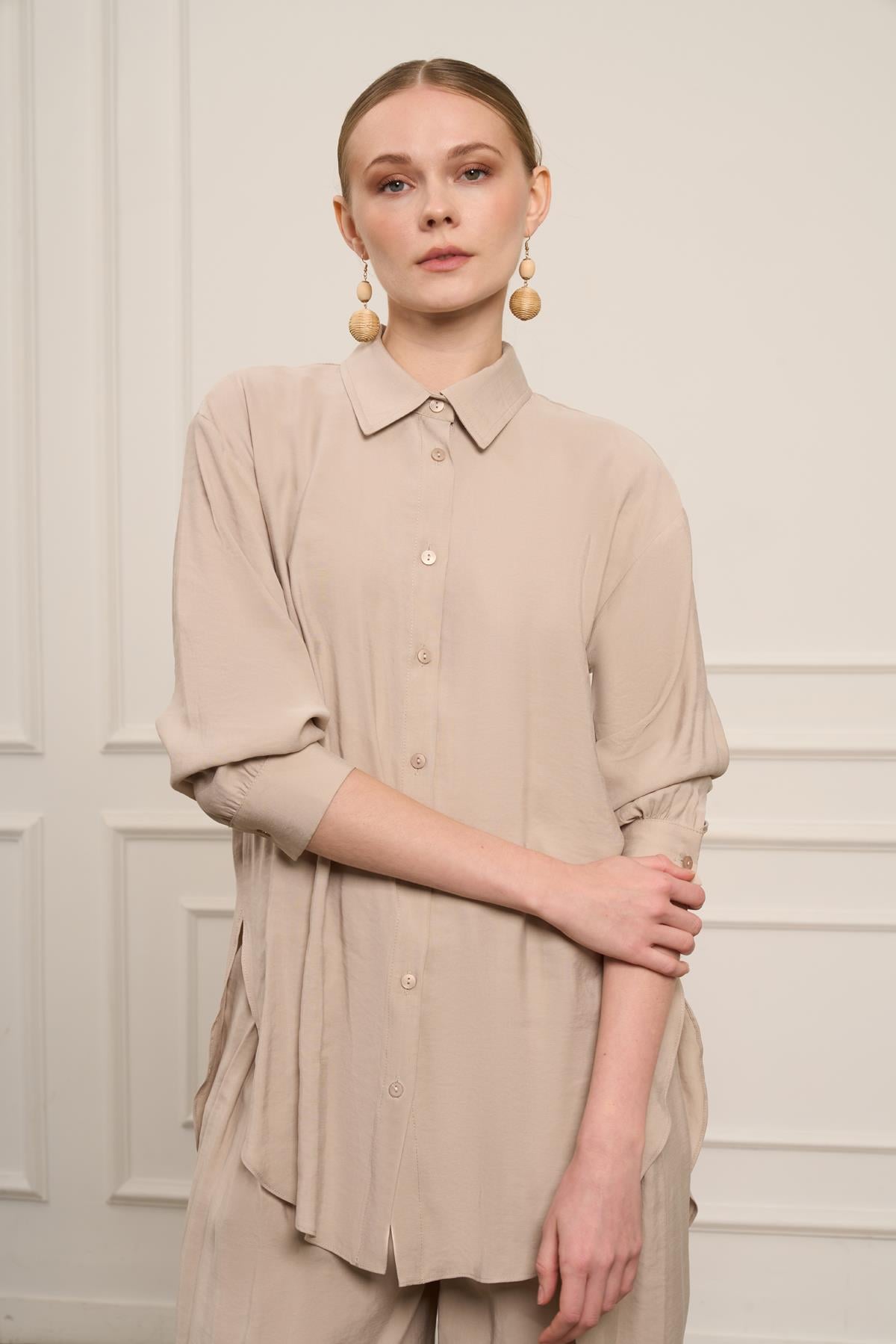 FTZ Women Kadın Tansel Takım  Beige 31079
