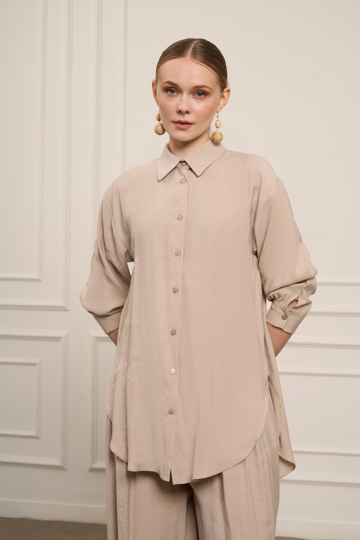 FTZ Women Kadın Tansel Takım  Beige 31079