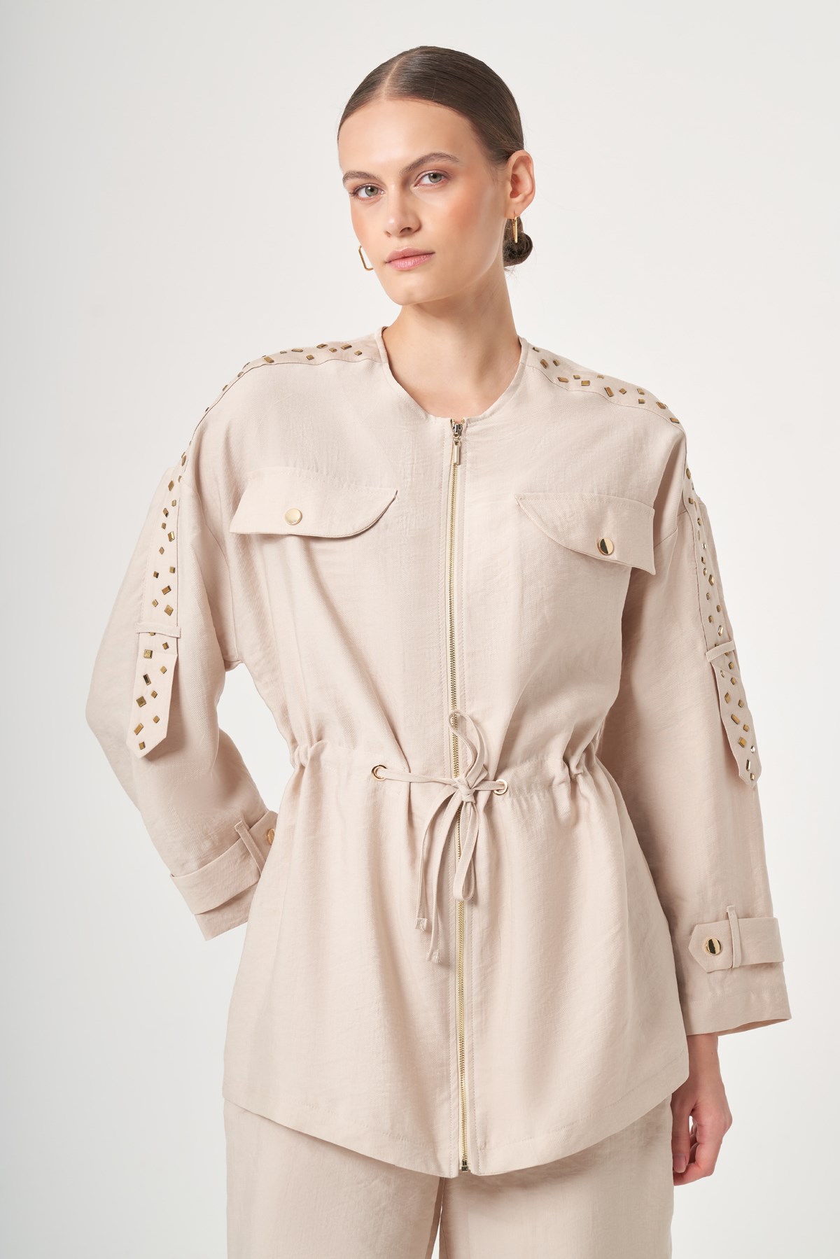 FTZ Women Kadın Tulipa Takım  Beige 31428