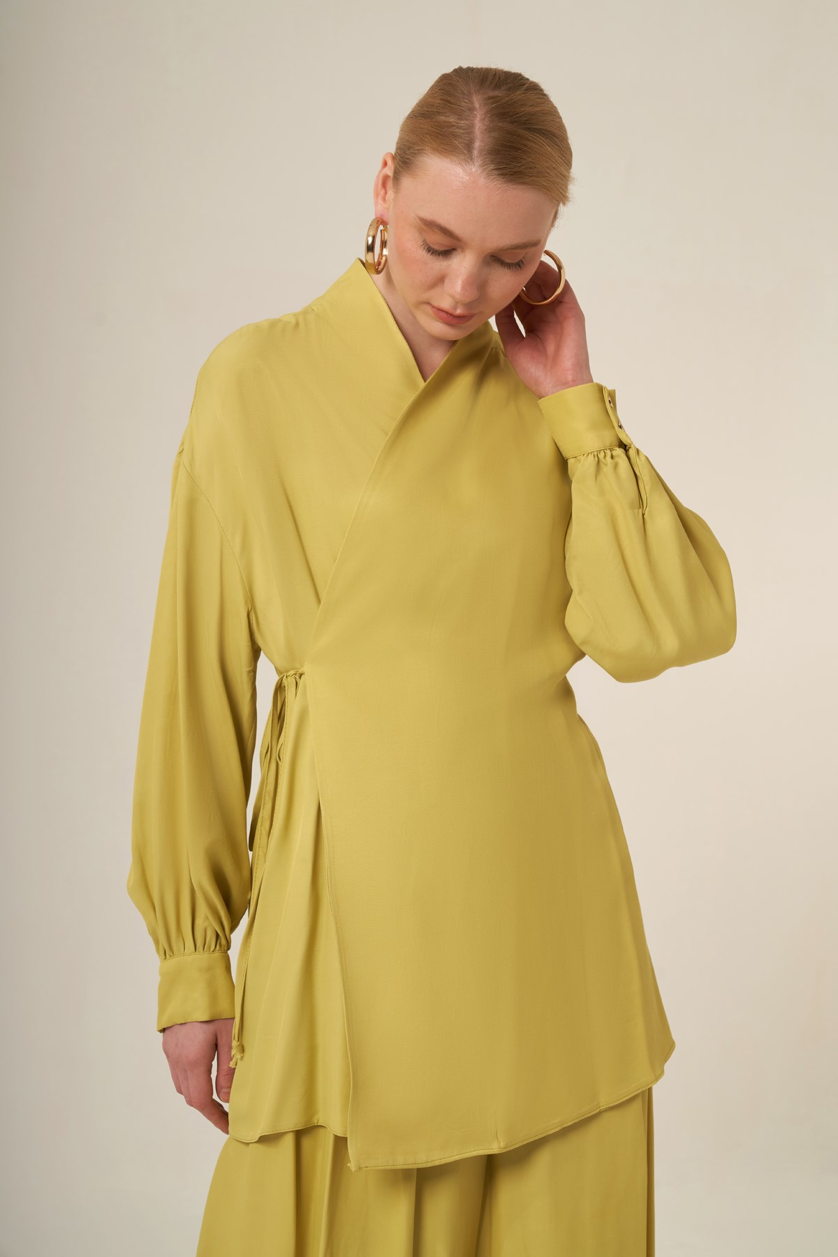 FTZ Women Kadın Valencia Krovaze Takım  Lime 31348