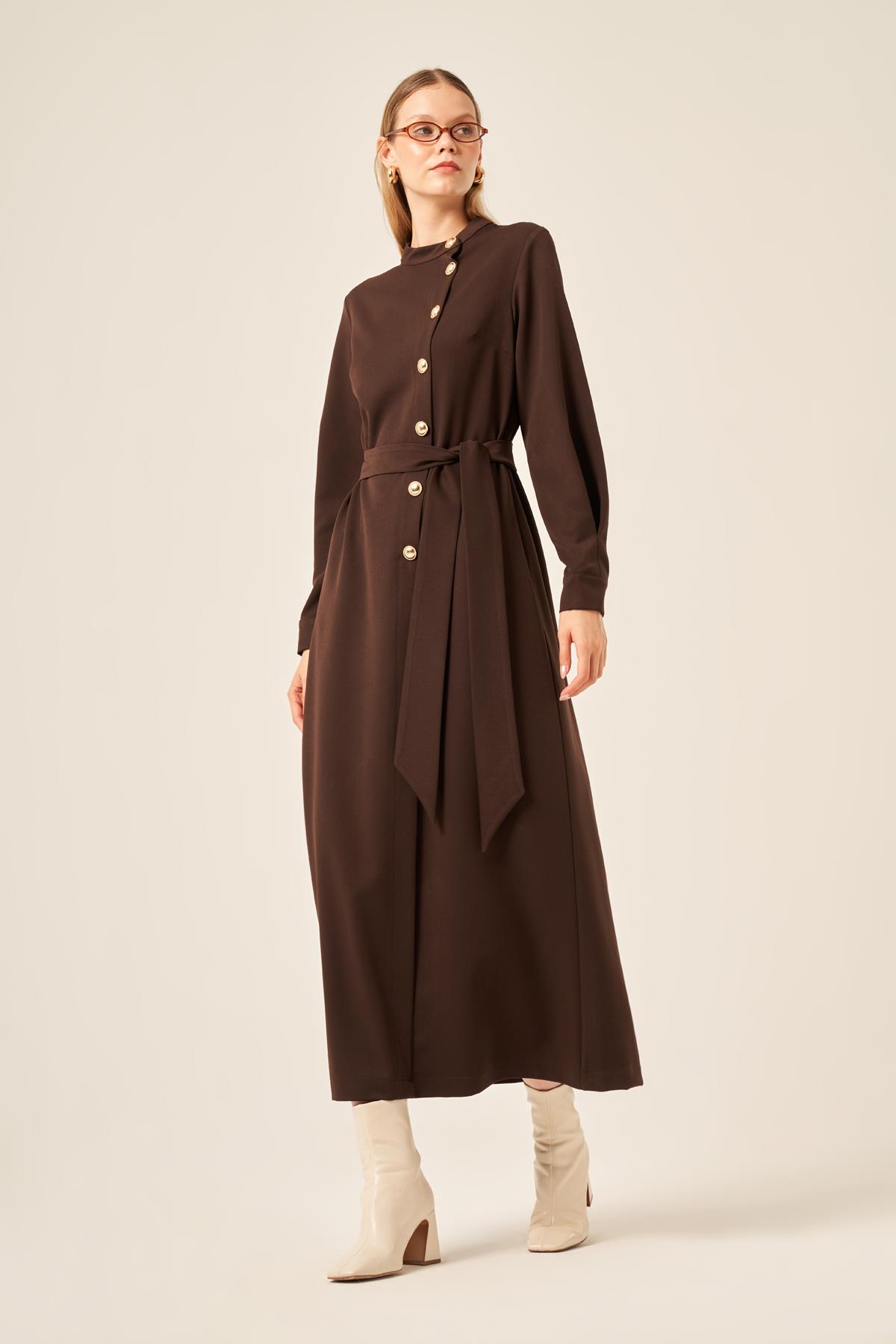 FTZ Women KADIN ZEUS ELBİSE  Kahve 31206