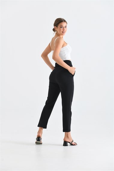 FTZ Women Kadın Douable Crep  Siyah 30170