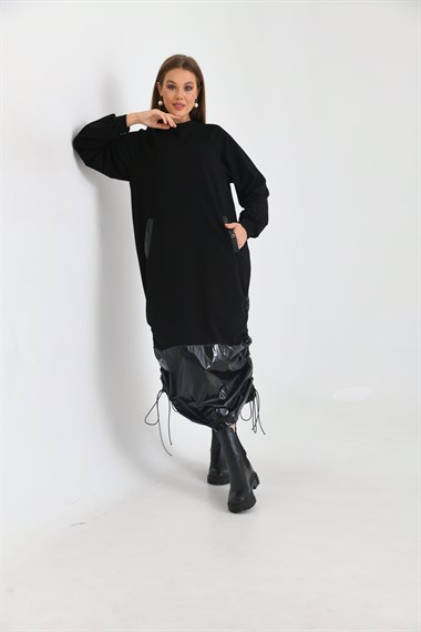 FTZ Women Kadın İki İp Elbise  Siyah 30254