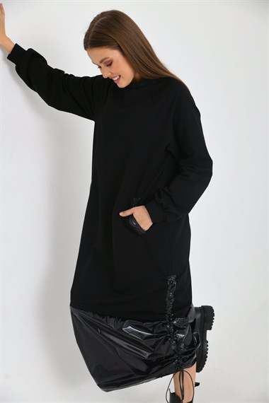 FTZ Women Kadın İki İp Elbise  Siyah 30254