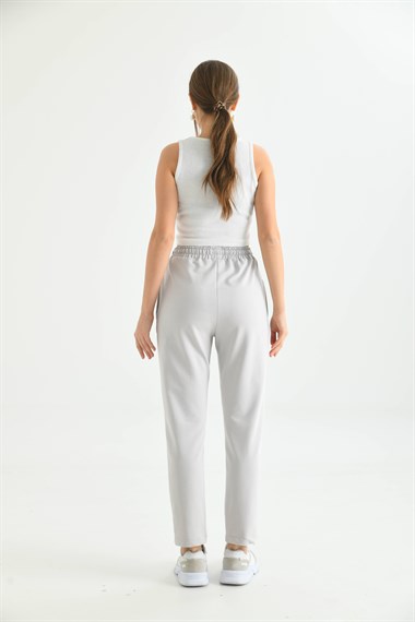 FTZ Women Kadın İki İp Pantolon  Gri 30266
