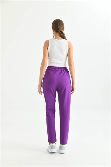 FTZ Women Kadın İki İp Pantolon  Mor 30266