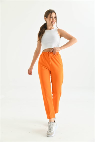 FTZ Women Kadın İki İp Pantolon  Orange 30266